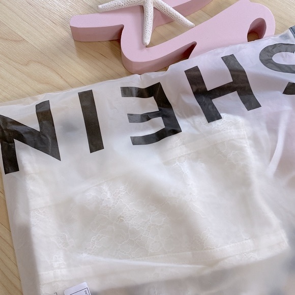 SHEIN Lace Off-Shoulder Crop Top NWOT - Picture 7 of 7